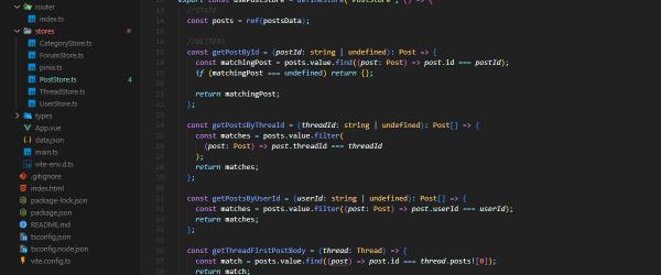 Contenu d'un fichier TypeScript