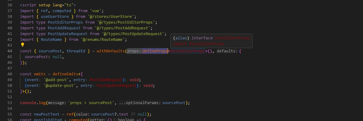 Définir ses “props” avec Vue 3 et TypeScript