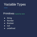 Liste des types de variable