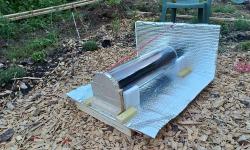 Le tube de cuisson sur son support