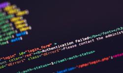Code HTML gérant une authentification qui a échoué