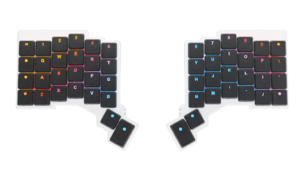 Le clavier divisé ZSA Voyager.