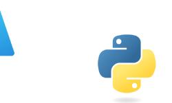 Logos de Microsoft Azure et de Python