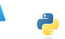 Logos de Microsoft Azure et Python