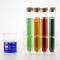 Set de chimie avec 4 tubes, un erlenmeyer et un bécher