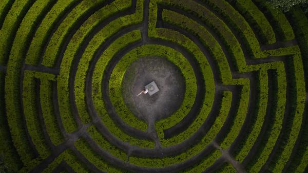 Un vrai labyrinthe